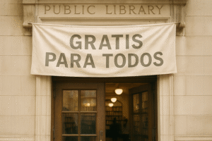 5045 Las bibliotecas públicas son gratuitas para…