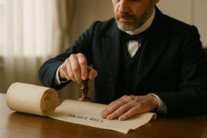1074 ¿Quién elabora las leyes?