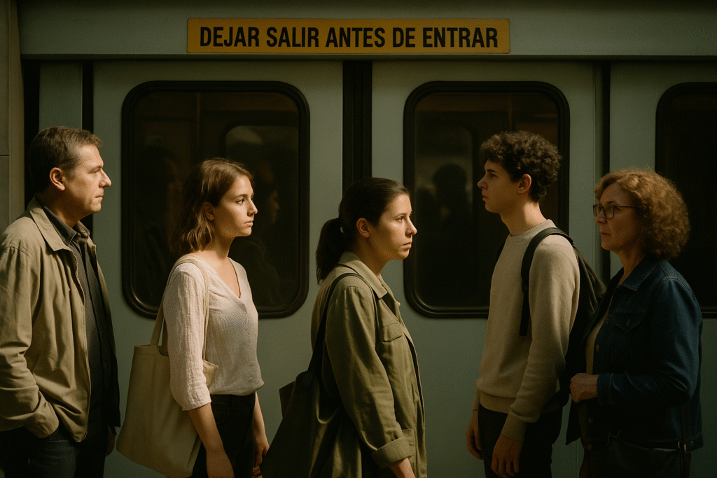 5037 ¿Dónde puede encontrarse la siguiente norma «Dejar salir antes de entrar»?