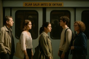 5037 ¿Dónde puede encontrarse la siguiente norma «Dejar salir antes de entrar»?