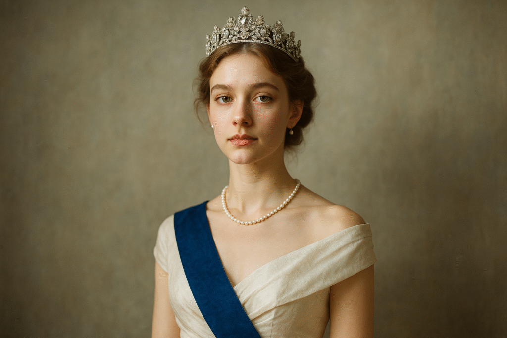 1044 ¿Qué título tiene la futura reina, hija del rey?