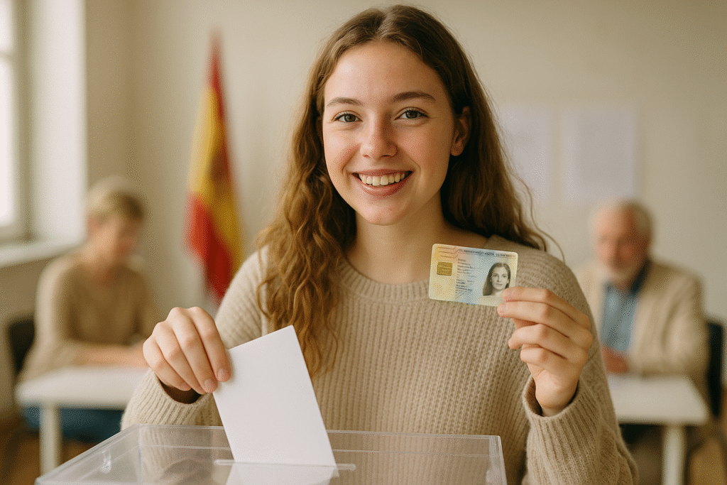 1112 Los españoles pueden votar a partir de los…