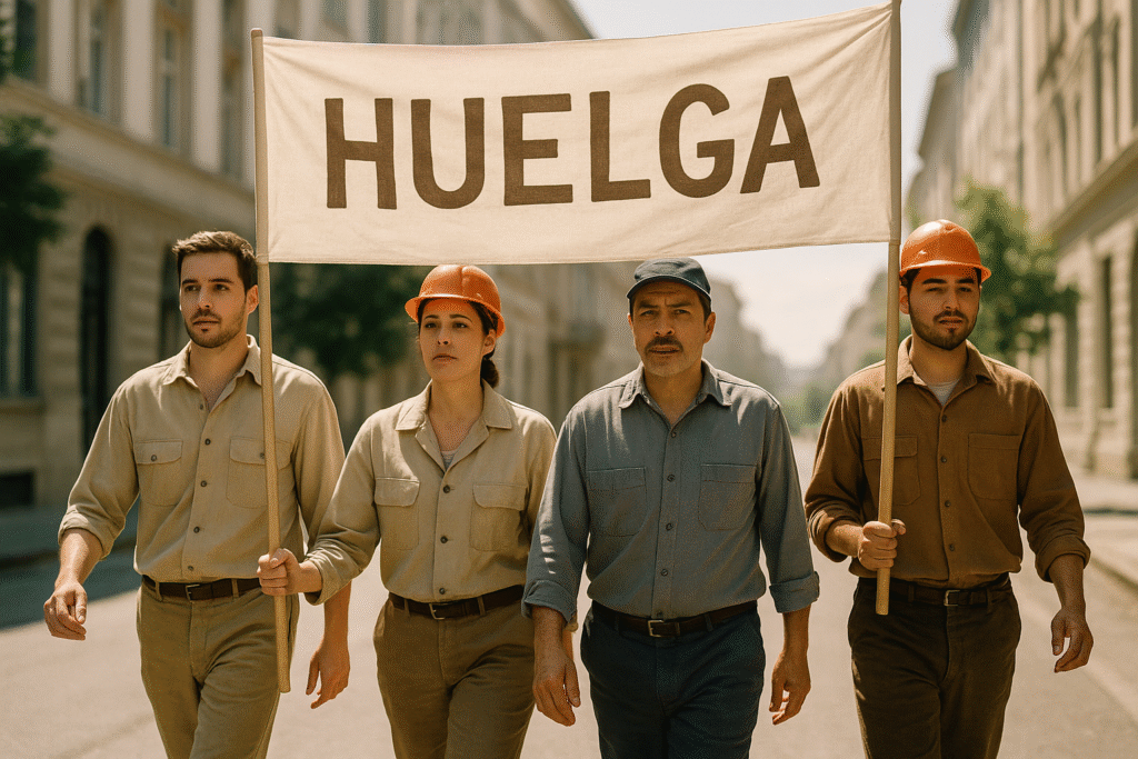 2026 Los trabajadores tienen derecho a hacer huelga.