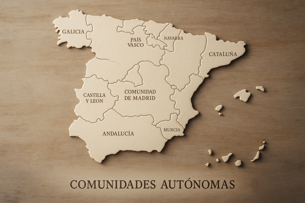 1092 España está organizada en…