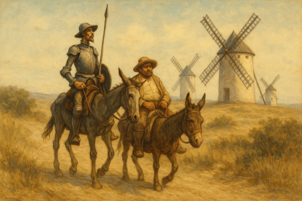 4001 Los personajes principales de la novela el Quijote son don Quijote y…