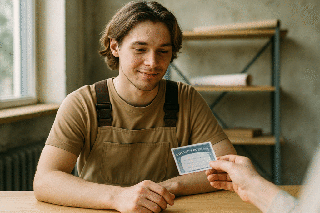 5040 ¿Qué número reciben los trabajadores al comenzar su primer empleo?