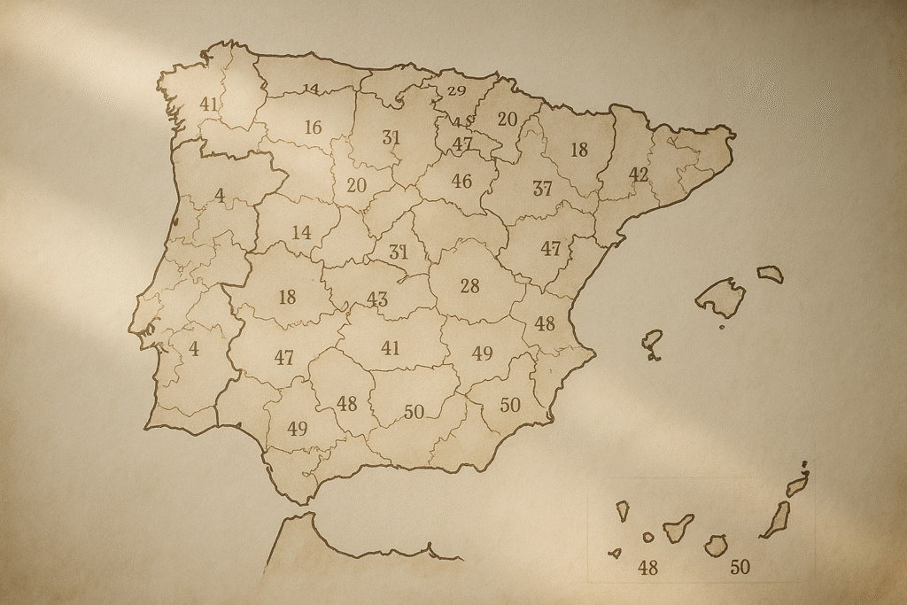 1097 ¿Cuántas provincias hay en España?
