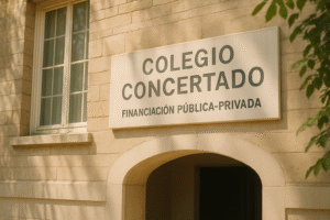 5043 Un colegio concertado es un colegio privado que…