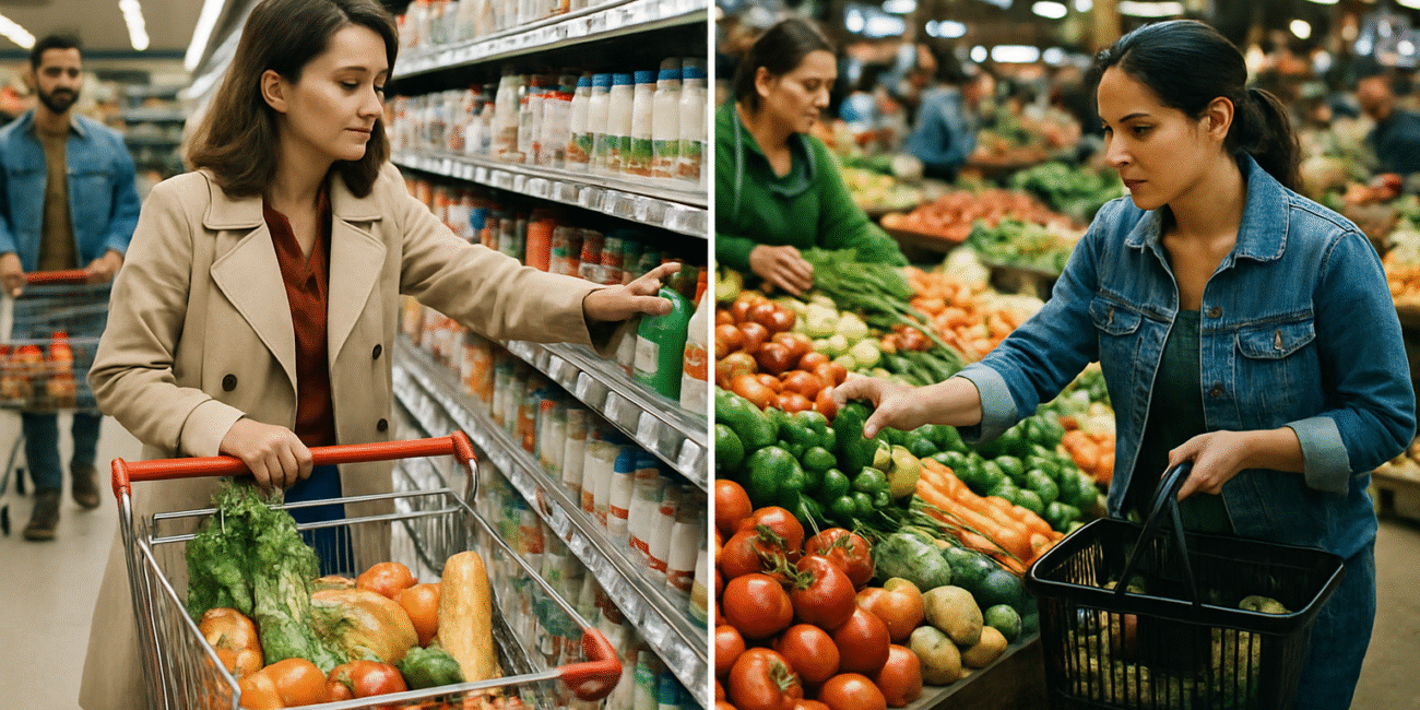 Разница между supermercados и mercados- где покупать продукты дешевле