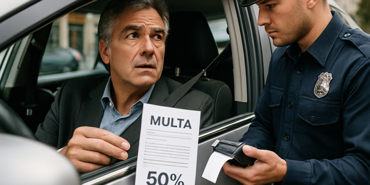 Как работает система “multas” — дорожные штрафы и скидка 50 %