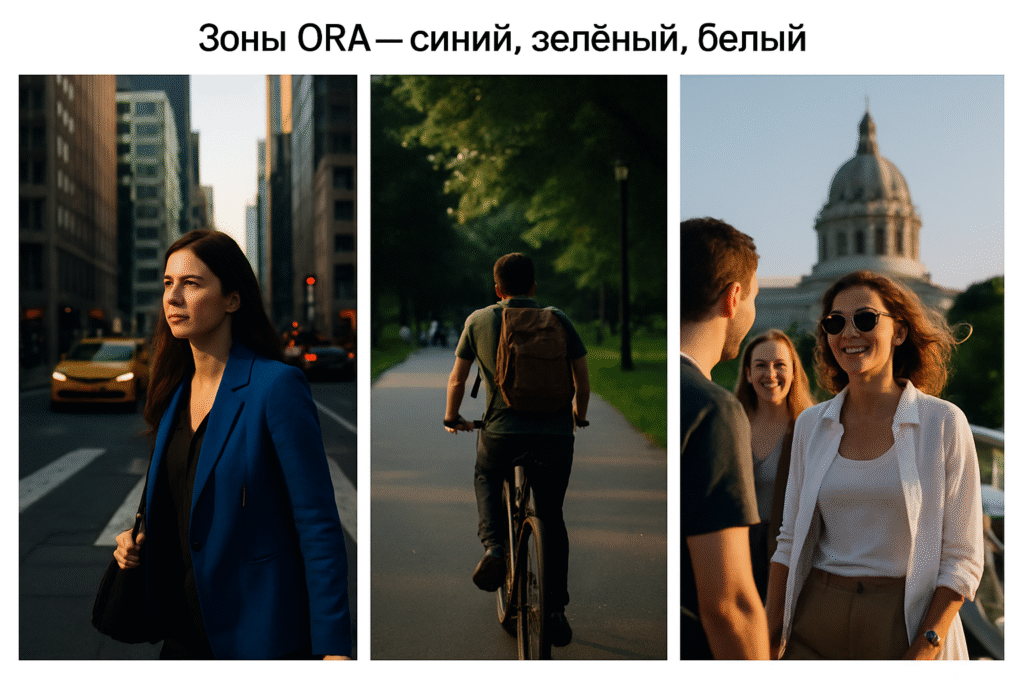 Парковка синяя, зелёная, белая- распутываем зоны ORA